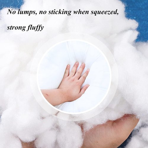 BUTUZE Premium Polyester Fiber Fill - 3.5oz High Resilience Stuffing for Crafts & Crochet Projects