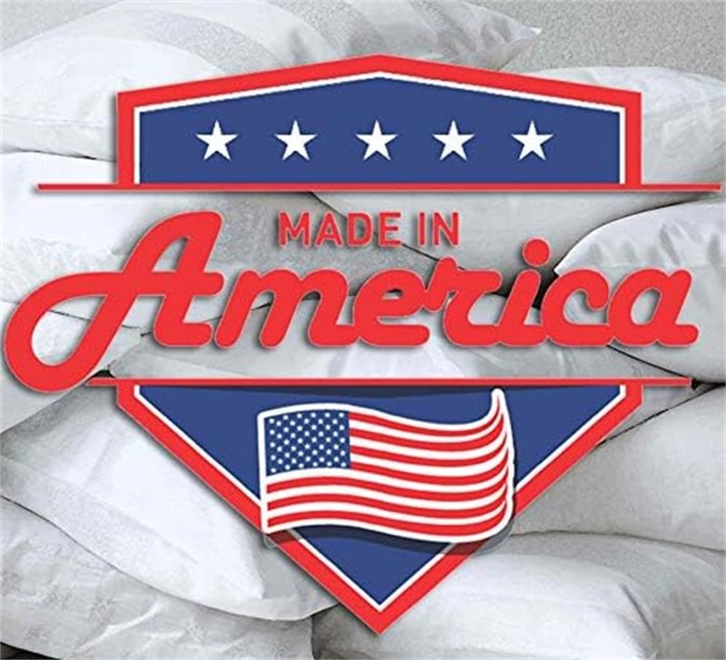 MSD 3 Pack Pillow Insert 24X24 Hypoallergenic Square Form Sham Stuffer Standard White Polyester Decorative Euro Throw Pillow Inserts for Sofa Bed - Made in USA (Set of 3) - Machine Washable and Dry