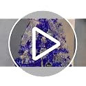 Blue 3Ft Christmas Tree with Ornaments & Warm White Lights - Hanukkah Decor with Timer