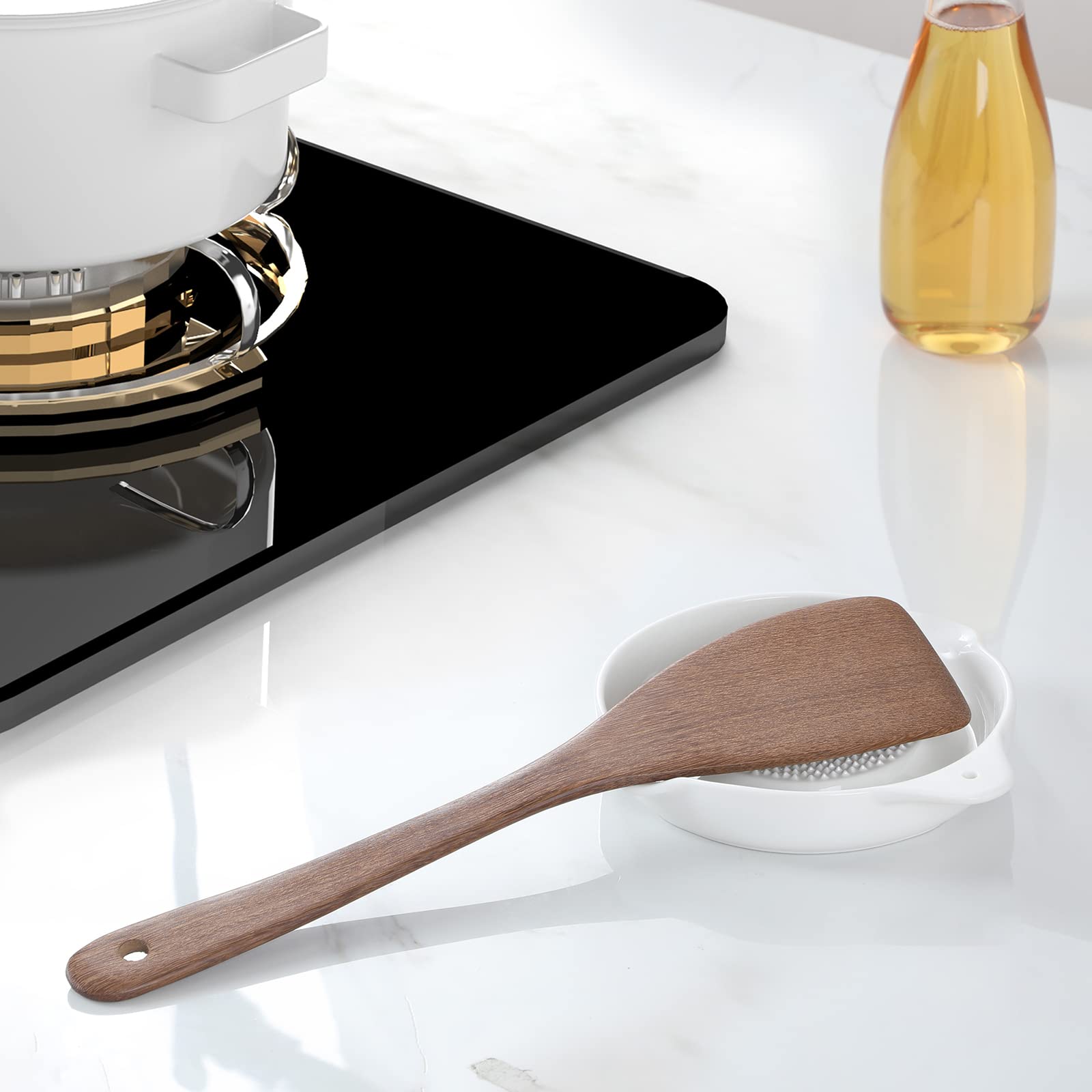 Ceramics Grater Plate for Ginger, Garlic, Onion, Cheese, Lemon, Chocolate, Vegetables and Fruits for Kitchen, Set of 2, White