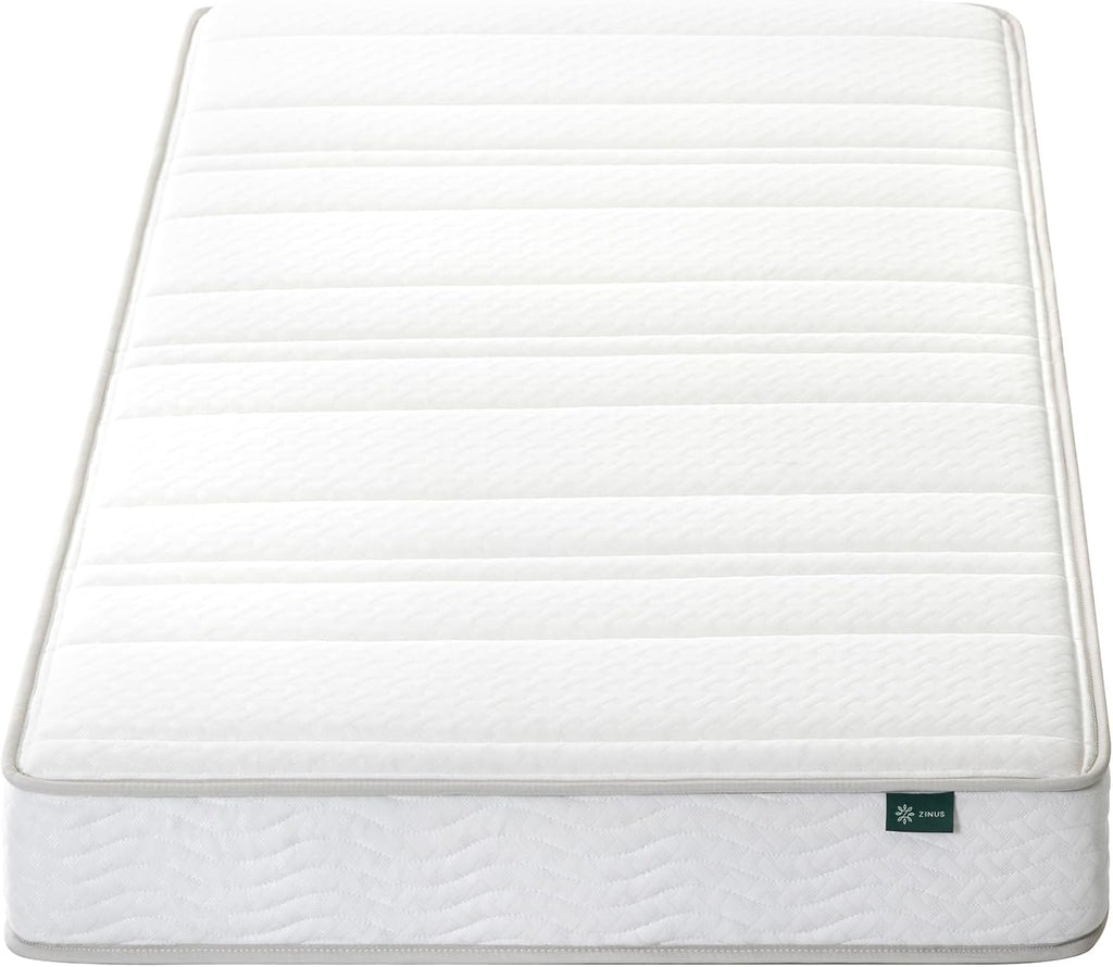 Zinus 6 Inch Hybrid Mattress - Medium Firmness, Durable Support, Twin Size, Certified Safe Foams