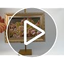 Adjustable 17-Inch Metal Tabletop Easel Stand for Pictures and Art
