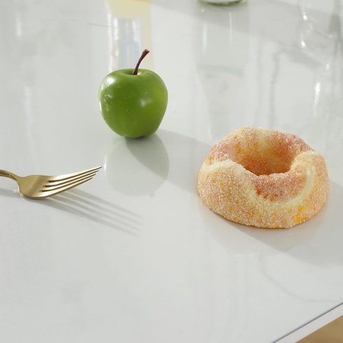 LovePads Clear Table Cover Protector 42 x 68 Inch, 1.5mm Thick Plastic Table Cover, Table Protector for Dining Room Table, Waterproof Vinyl Tablecloth Table Pad Mat for Kitchen, Dresser, Writing Desk