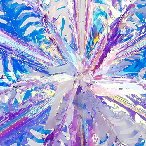 Iridescent Snowflake Ornament Hanging Decorations - Set of 3 Christmas Bridal Wedding Party Decor