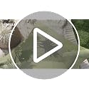 MIULEE Waterproof Outdoor Throw Pillow Covers 18x18 Navy Faux Linen, Set of 2