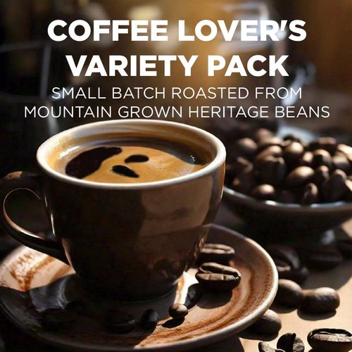 Maud's Coffee Lovers Variety Pack Coffee Pods, 40 ct, 16 Assorted Flavors in Single Serve Pods – 100% Arabica Beans, Compatible with Keurig K Cups Maker