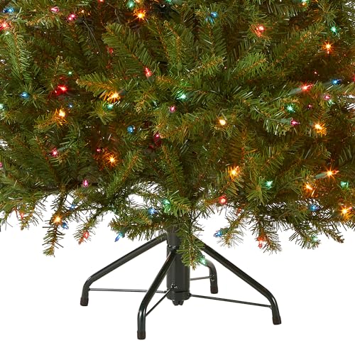 National Tree Company 4.5ft Dunhill Fir Pre-Lit Artificial Christmas Tree