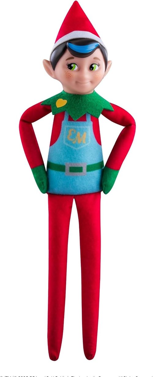 Elf on the Shelf | Elf Mates Chef Doll with Brown Hair - Enchanted Forest Edition with Scarf & Earmuffs - Ages 3+