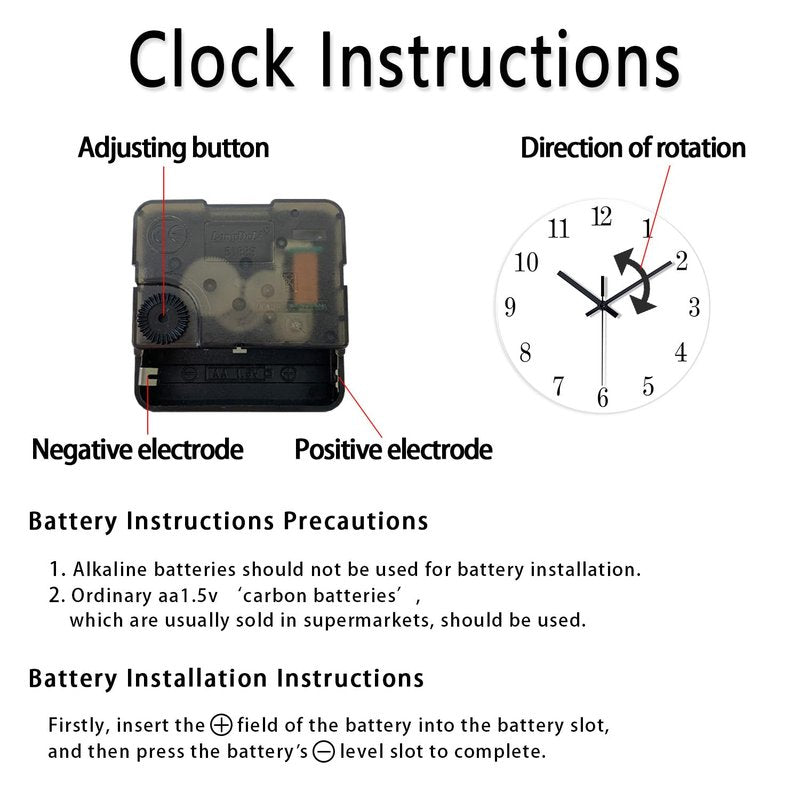 Constantplanet Blue Wall Clock Battery Operated 16 Inch Analog Glass Wall Clock Non Ticking Large Wall Clocks for Living Room Decor