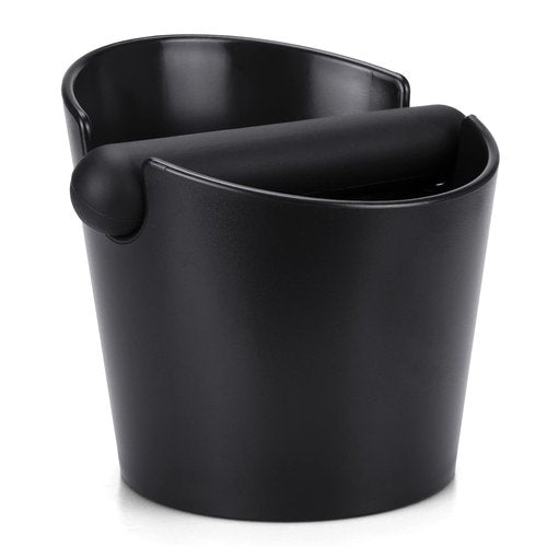 Ailelan Coffee Knock Box, Espresso Dump Bin, Coffee Bin, 4.8 Inch Espresso Knock Box Shock-Absorbent Durable Barista Style with Removable Knock Bar and Non-Slip Base(Round)