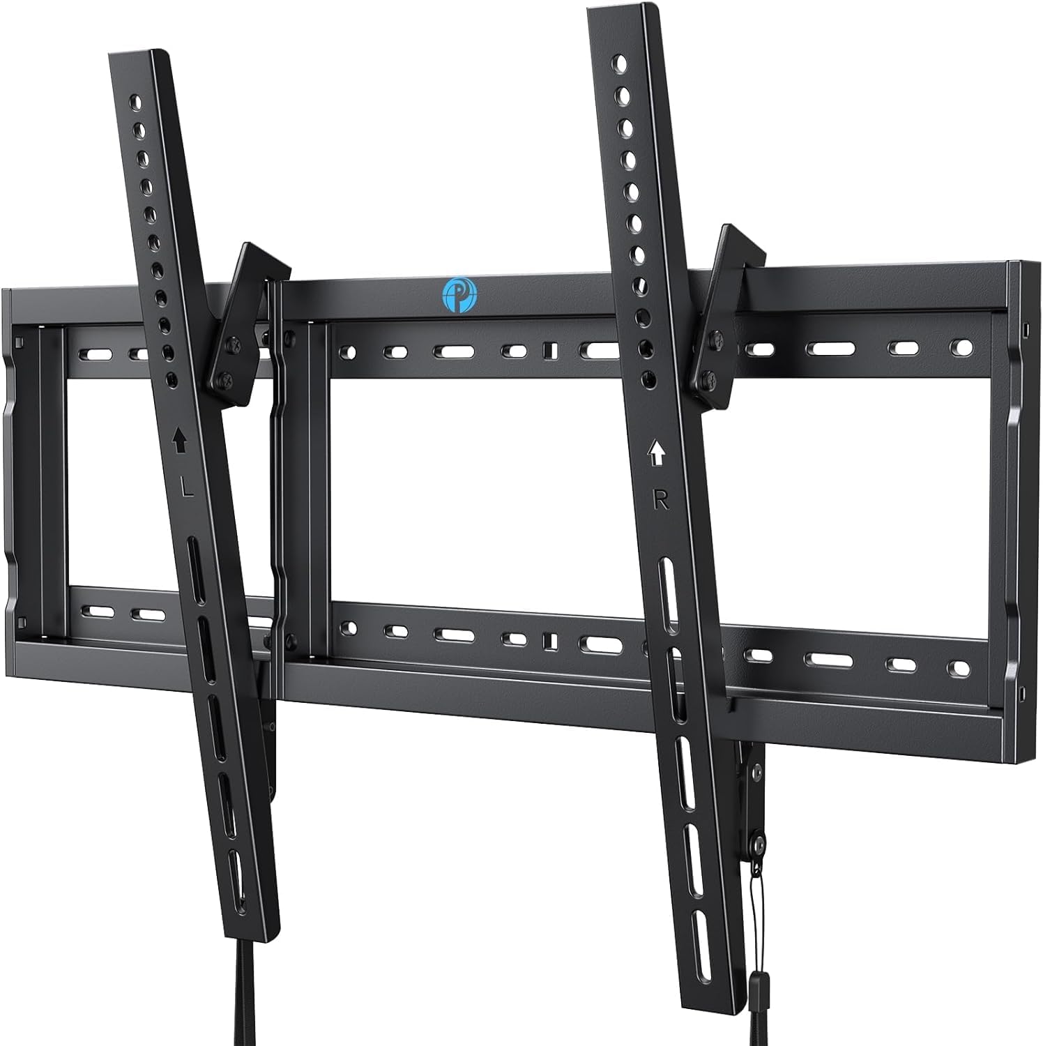 Pipishell Tilt TV Wall Mount Bracket - Low Profile for 37-90 Inch LED, LCD, OLED TVs | Supports Up to 132lbs