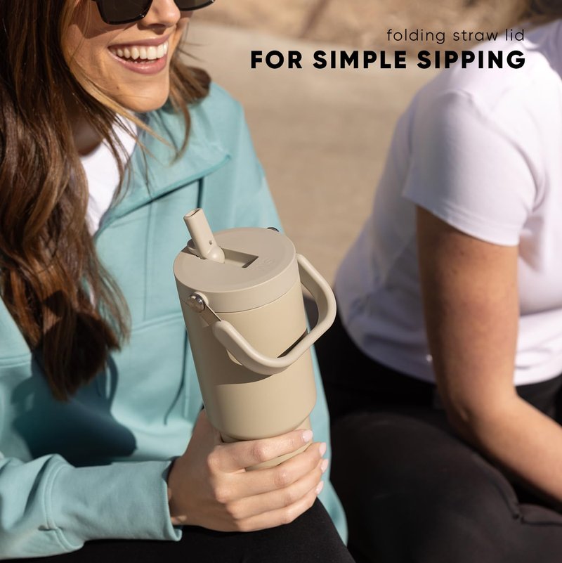 Simple Modern Trek Pivot | 30oz Flip Straw Tumbler with Handle | Water Bottle & Boot | Interchangeable Straw & Chug Lids | Insulated Stainless Steel Jug | Gym Sports Outdoors | Kelly Green