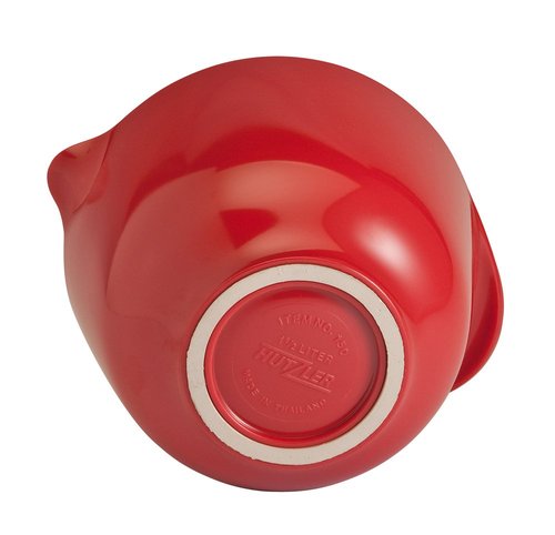 Hutzler Classic 3 Liter Melamine Mixing Bowl, Red