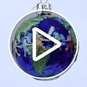 Old World Christmas World Peace Tree Ornament - Hand-Painted Glass Holiday Keepsake