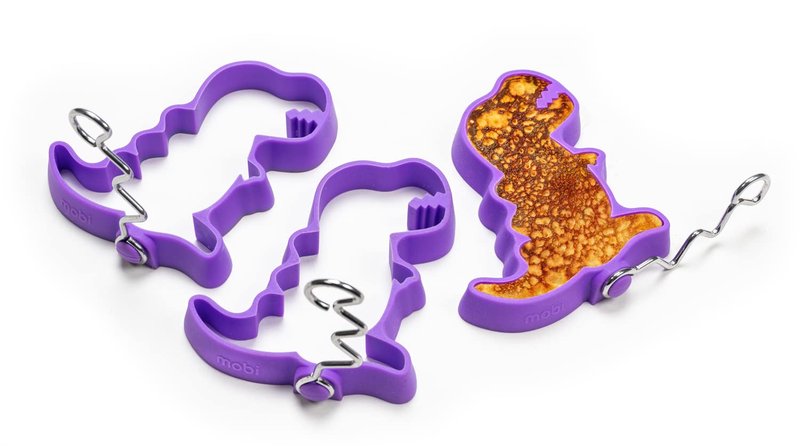 “The Original” - Mobi Pancake Silicone Mold – Put FUN Back Into Breakfast, Dino Bites