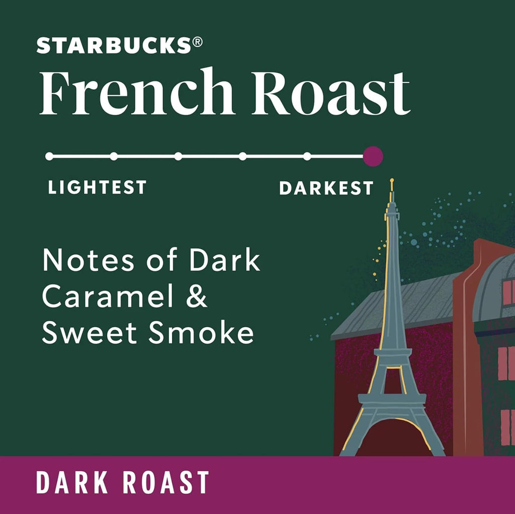 Starbucks French Roast Ground Coffee - Rich Flavor, Bold Aroma | 5 Pounds