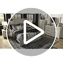 6-Drawer Farmhouse Dresser in White Wood, 59-Inch Bedroom Storage