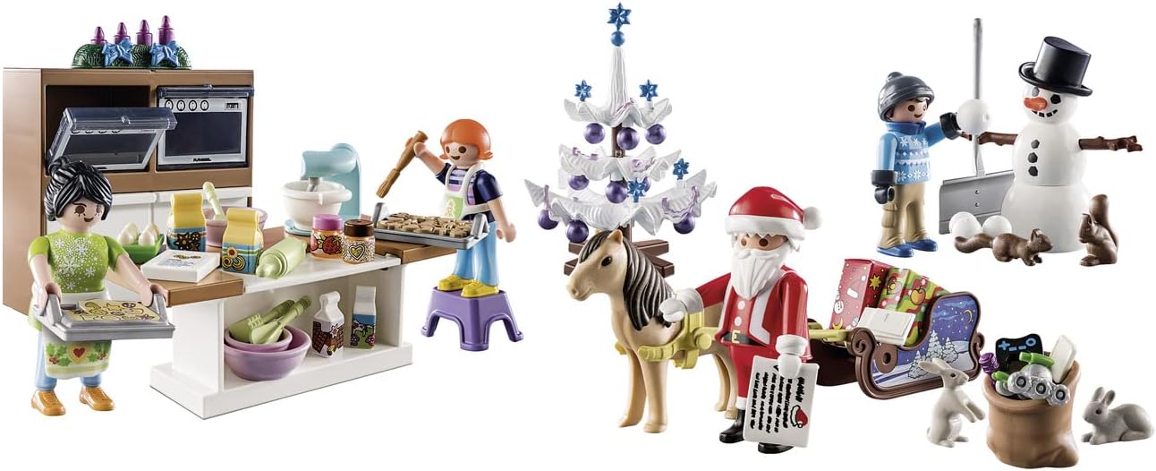 PLAYMOBIL Advent Calendar - Festive Christmas Baking Fun for Kids | Holiday Gift Idea