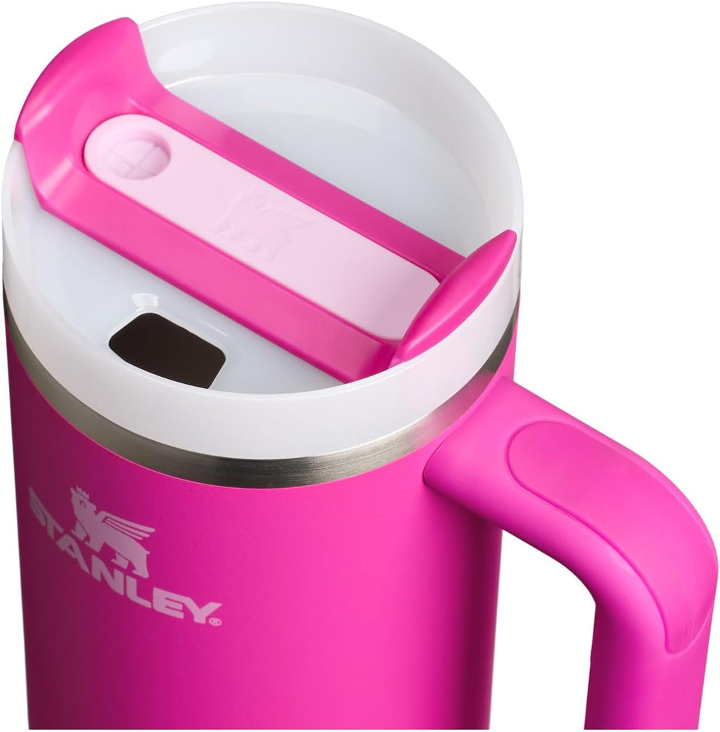 STANLEY Quencher H2.0 Tumbler - 30 oz Insulated Stainless Steel Cup with Handle & Straw | Violet Blossom