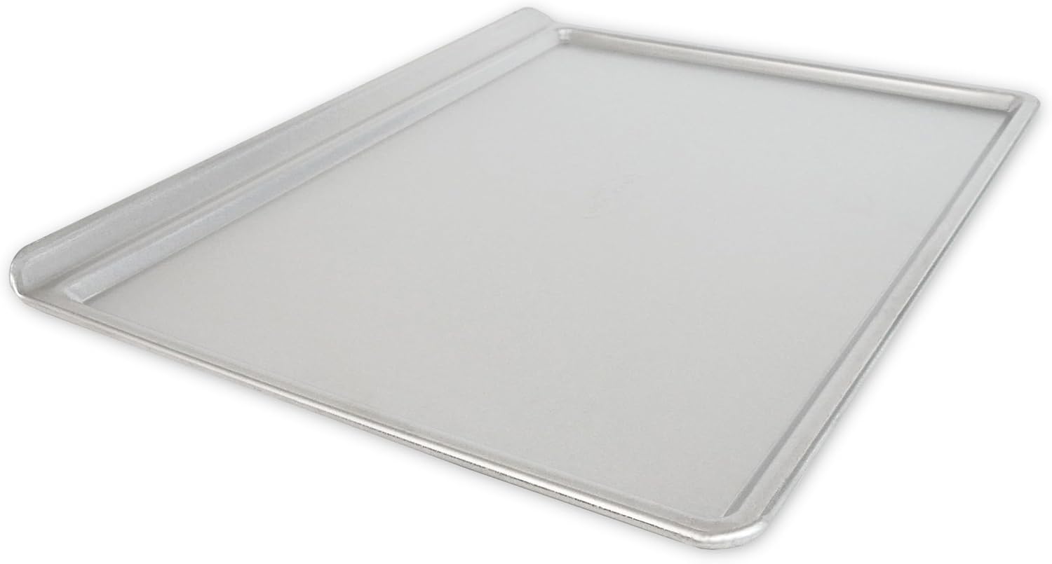 USA Pan Bakeware Cookie Sheet - Traditional Aluminized Steel Baking Pan, Large Size, Uncoated Finish