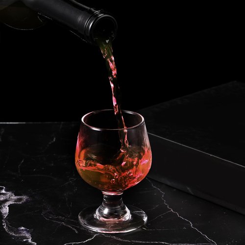 Meanplan Cute Shot Glasses Mini Snifters Cognac 1.7 oz Cups Brandy Snifter Mini Wine Snifters Glass Dinnerware Set for Whiskey Juice Vodka Sherry Champagne Brandy Wine Party Supplies(48 Pieces)