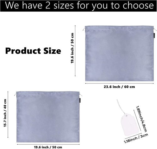 GONGKANGYUAN 30 Pack Handbag Dust Bags - Silk Storage Pouches for Purses, Shoes & Boots