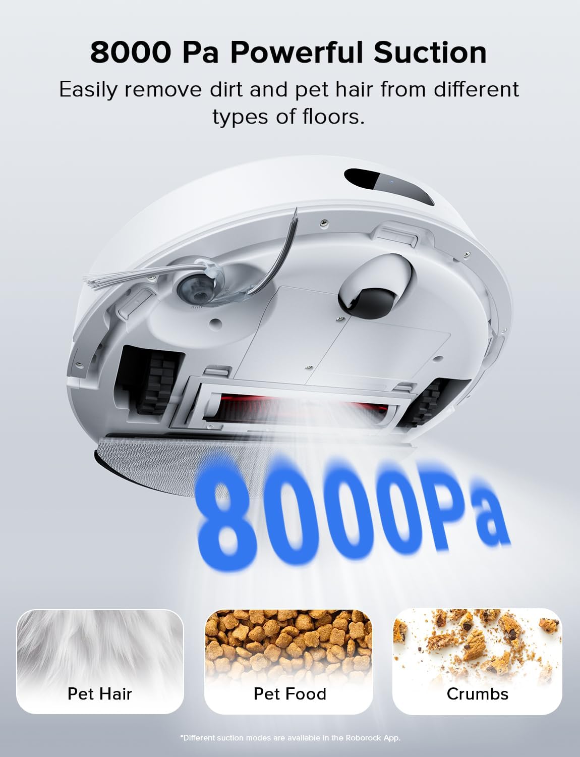 Roborock Q7 L5 Robot Vacuum & Mop Combo - 8,000Pa Suction, LiDAR Navigation, Self-Charging, White