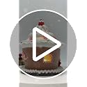 LED Lighted Christmas Gingerbread House Tabletop Decor - Resin Holiday Ornament