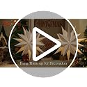 Lewondr C-White Christmas Paper Star Lantern 2PCS with Remote, 8 Lighting Modes & Dimming