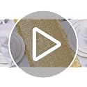Pufogu Champagne Sequin Table Runner 12x72 Inches - 2 Pack