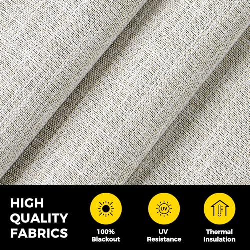 No Drill Cordless Roman Shades, 35x64 in, Room Darkening Beige