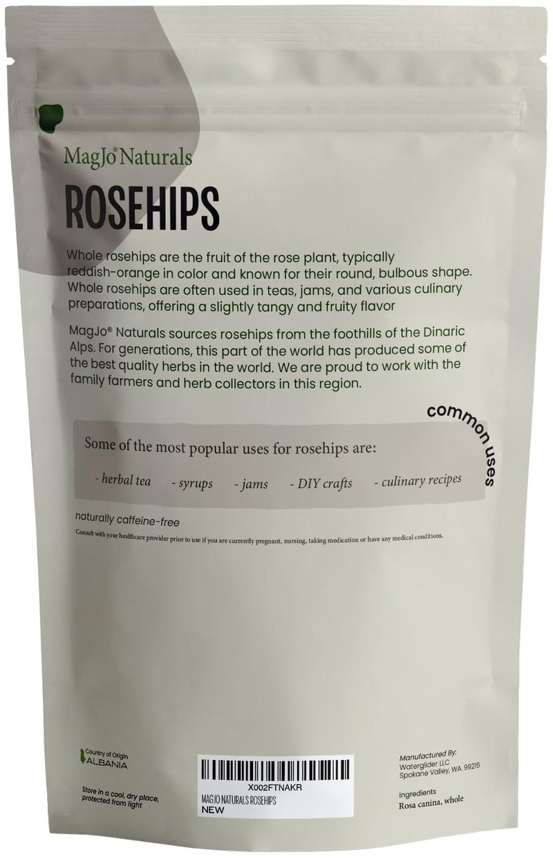MagJo Naturals Whole Rosehips | Wild Harvest from Eastern Europe