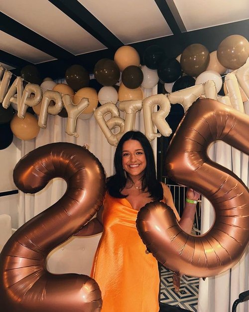 5 Number Balloons by [Brand Name] - Dark Brown, 40 Inch for 5th Birthday Celebrations