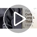 100% Turkish Cotton Hair Towel Wrap, Waffle Weave Turban for Curly Hair