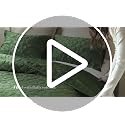Navy King Velvet Quilt Set - Geometric Design, 3pc Bedding