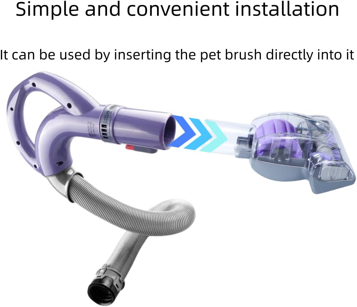 Shark Pet Hair Power Brush Tool - Upgraded Attachment for Navigator Lift-Away Vacuums | Purple
