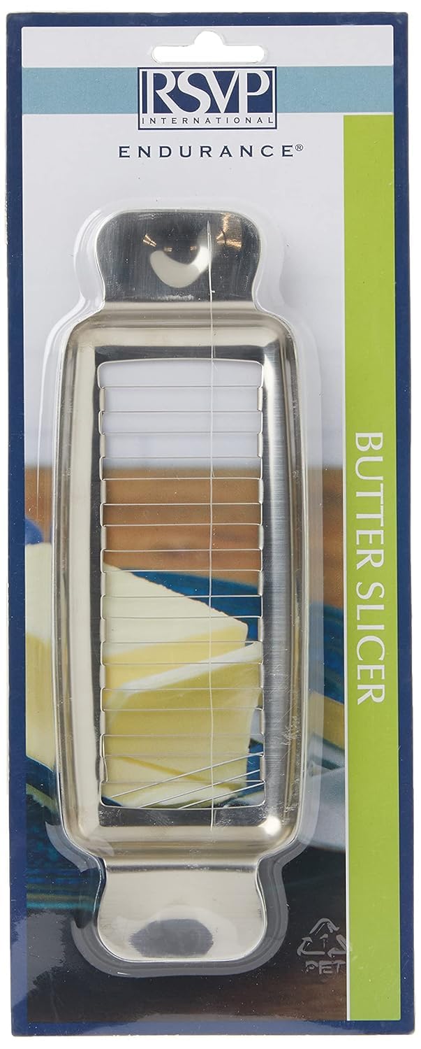 RSVP International Endurance Collection Kitchen Tools, Butter Slicer, Stainless Steel