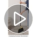 Heavy-Duty Commercial Outdoor Broom 4-Pack with 58" Long Handle & 14" Head