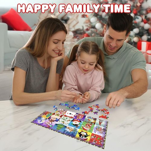 ArtCreativity Advent Calendar Puzzle 2025 | 1000-Piece Jigsaw with 24-Day Countdown for Kids
