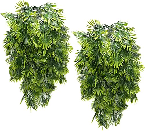 PASYOU Artificial Hanging Vines Plants - Tropical Greenery Vine, 4 Pack