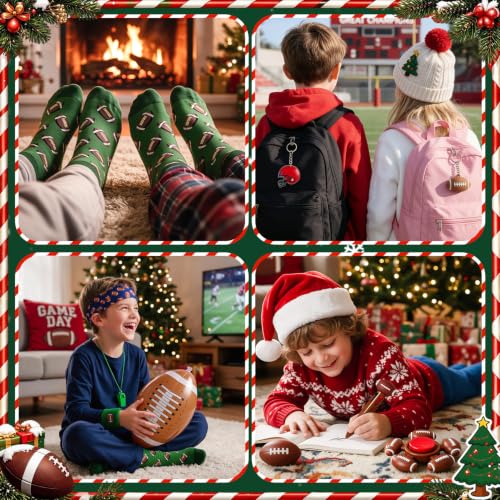 FUHSY 24-Piece Football Advent Calendar 2026 for Kids, Christmas Countdown Gifts