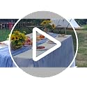12-Pack Cheesecloth Table Runners, 35" x 118" Boho Gauze for Weddings