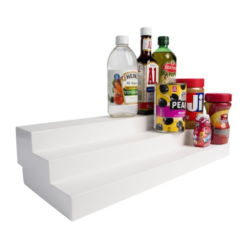 Dial Industries 3 Tier Adjustable Canned Goods Shelves for Kitchen Cabinet and Pantry Organization