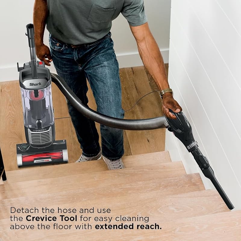 Shark ZU102 Rotator Pet Upright Vacuum with PowerFins HairPro and Odor Neutralizer