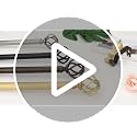 Adjustable 32-58 Inch Curtain Rod, 7/8 Inch Heavy Duty Single Window Rod