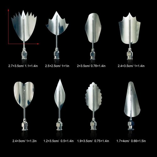 ANDRSAN Gelatin Jelly Art Starter Kit, 3D Flower Cake Decorating Tool, Set of 20 Piece DIY Needle Tips Pastry Tools