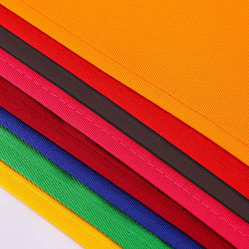 8-Pack Bib Aprons with Pockets, Commercial Kitchen Cooking & Crafting Aprons