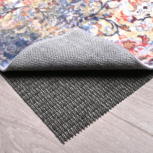 Non-Slip Rug Pad for Hardwood Floors - 8x10 Anti-Skid Carpet Gripper
