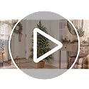 ENJOLLY 2 Pack 4FT Pre-Lit Artificial Cypress Christmas Tree with Woven Basket, Indoor/Outdoor Holiday Decor