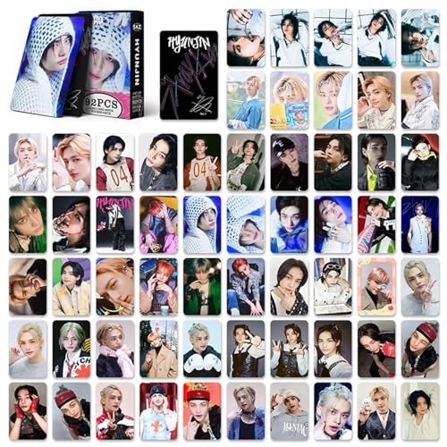 60-Piece Stray Kids Lomo Photo Card Set with 32 Decorative Stickers
